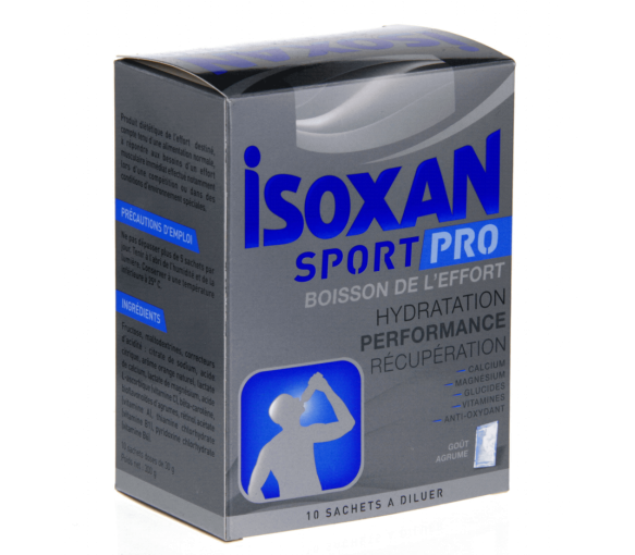 Isoxan PRO boisson de l'effort goût agrume - 10 sachets à diluer
