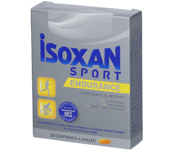 Isoxan Sport endurance préparation et récupération - boîte de 20 comprimés