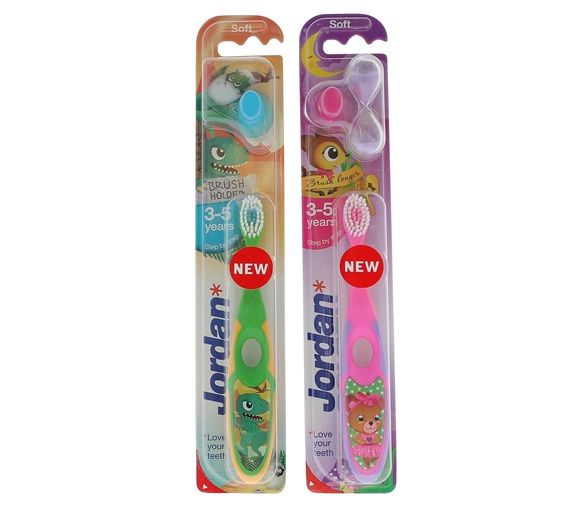 Brosse à dents Jordan step by step 3-5 ans avec sablier - 1 brosse à dents