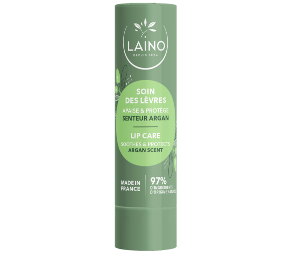 Soin des lèvres parfum argan Laino - stick de 4g - image 1