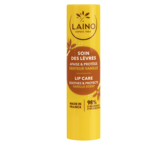 Soin des lèvres parfum vanille Laino - 1 stick de 4 g - image 1