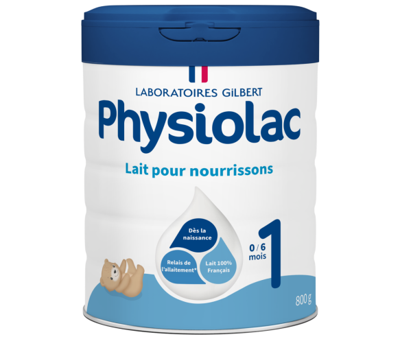 Lait Infantile 1er âge 0-6 mois Physiolac - pot de 800 g