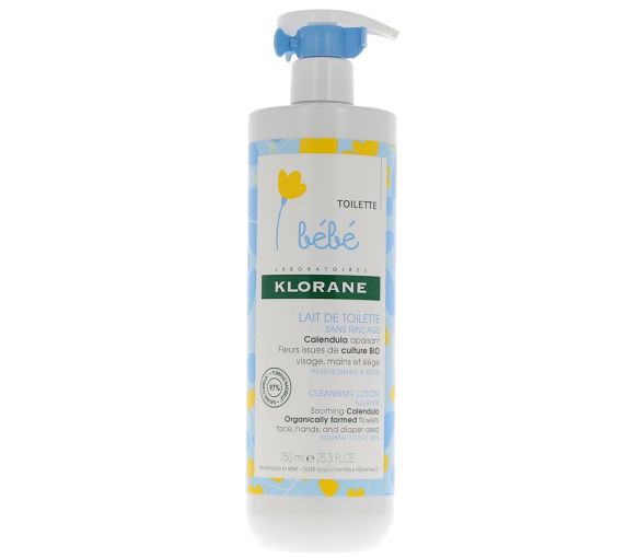 Lait de toilette sans rinçage Klorane Bébé - image 1