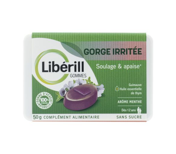 Gommes gorge irritée Libérill - boîte de 50g - image 1