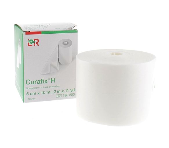 Curafix H sparadrap extensible de fixation Velpeau - une bande 5 cm x 10 m