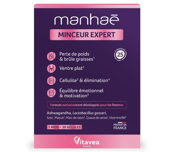 Manhaé Minceur Expert Vitavea - boîte de 30 gélules - image 1