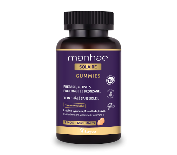 Manhaé Solaire Vitavea - pot de 60 gummies - image 1