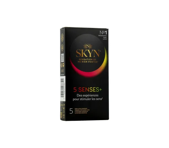 Préservatifs 5 senses+ Skyn Manix - boite de 5 préservatifs - image 1