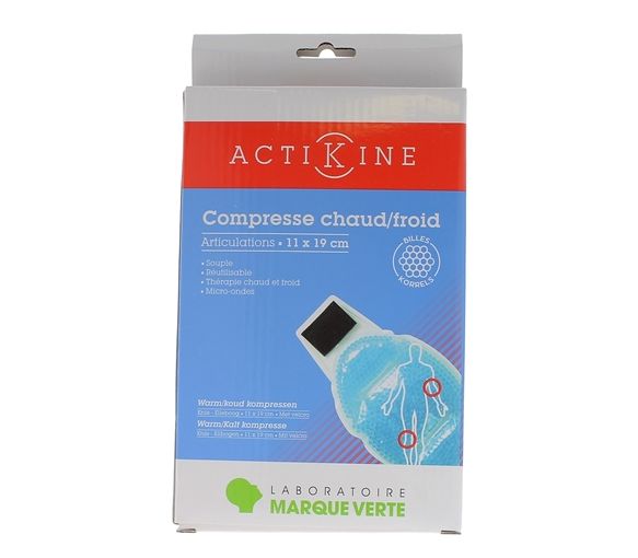 Compresse chaud/froid articulations 11x19 cm Marque verte - 1 compresse