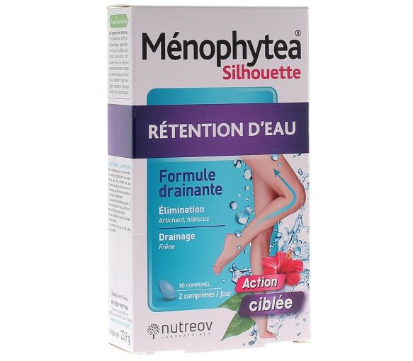 Ménophytea silhouette rétention d'eau Nutreov - boite de 30 comprimés - image 1