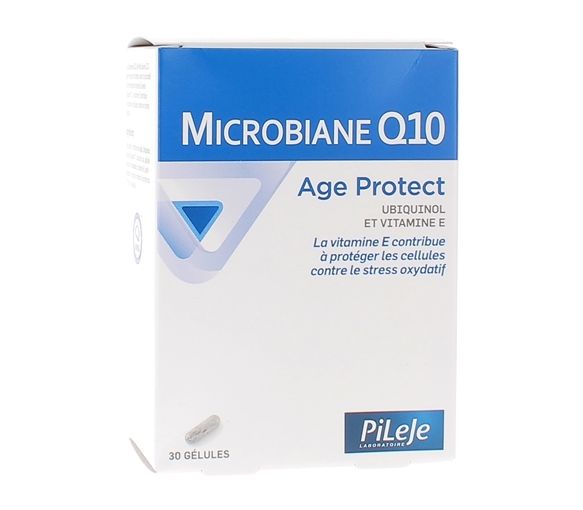 Microbiane Q10 âge protect Pileje - boîte de 30 gélules