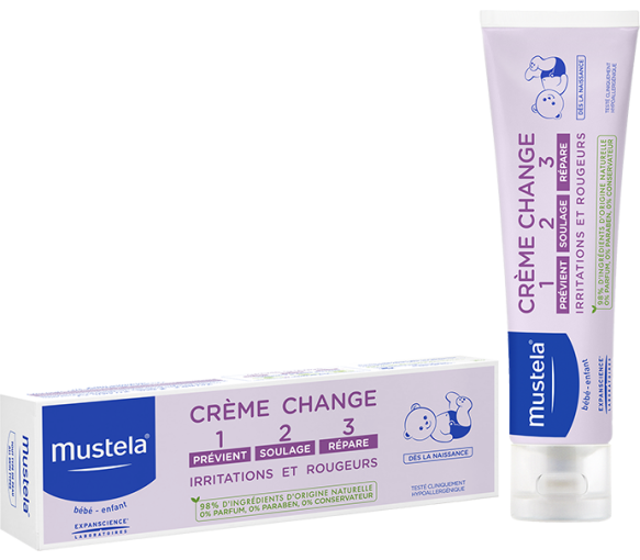 Crème change 123 irritations et rougeurs Mustela - tube de 50 ml - image 1