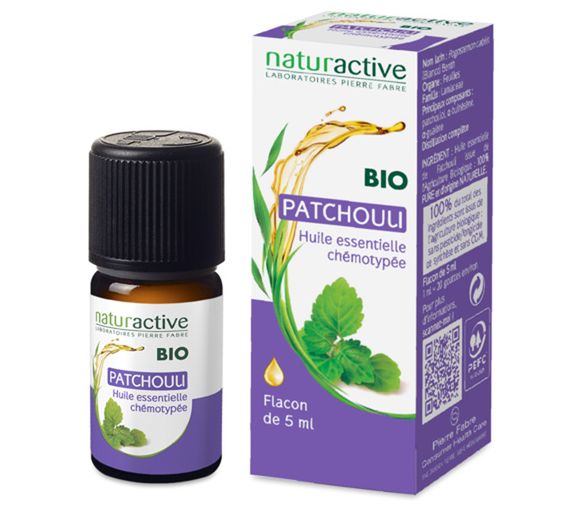 Huile essentielle de Patchouli BIO Naturactive - flacon de 5 ml