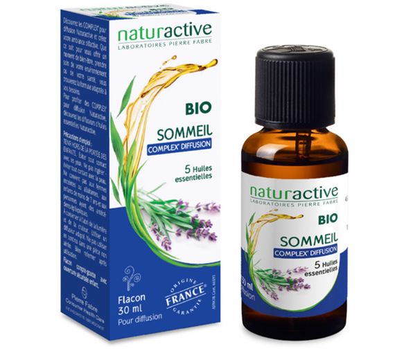 Complex' sommeil 5 huiles essentielles BIO Naturactive - flacon de 30 ml