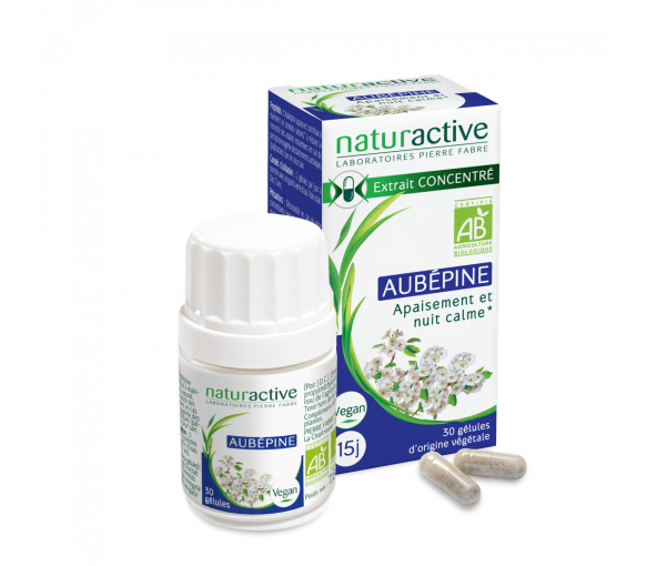 Elusanes aubépine bio Naturactive - boite de 30 gélules