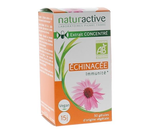 Echinacée bio Naturactive - boîte de 30 gélules