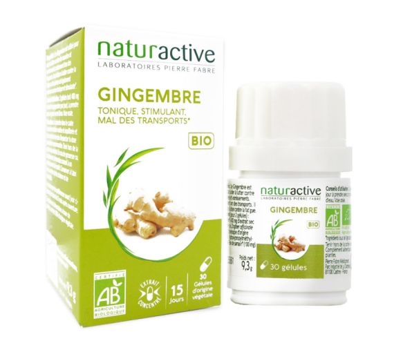 Gingembre Bio Naturactive - boîte de 30 gélules