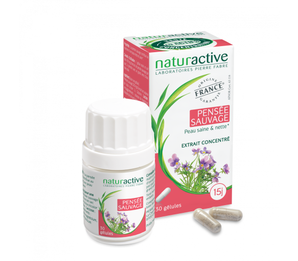 Elusanes pensée sauvage Naturactive - boîte de 30 gélules