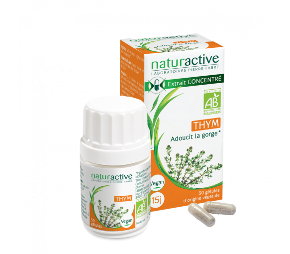 Elusanes Thym Naturactive - boîte de 30 gélules
