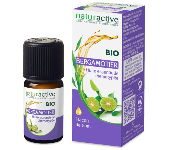 Huile essentielle de Bergamotier BIO Naturactive - flacon de 5 ml