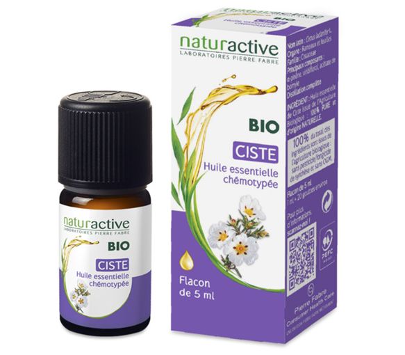 Huile essentielle de Ciste BIO Naturactive - flacon de 5 ml