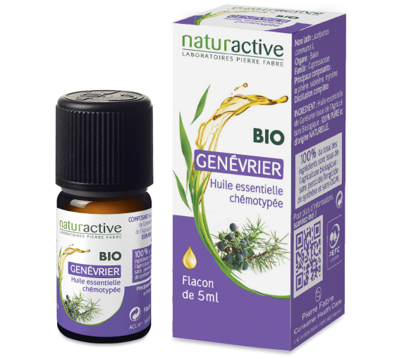 Huile essentielle de Genévrier BIO Naturactive - flacon de 5 ml