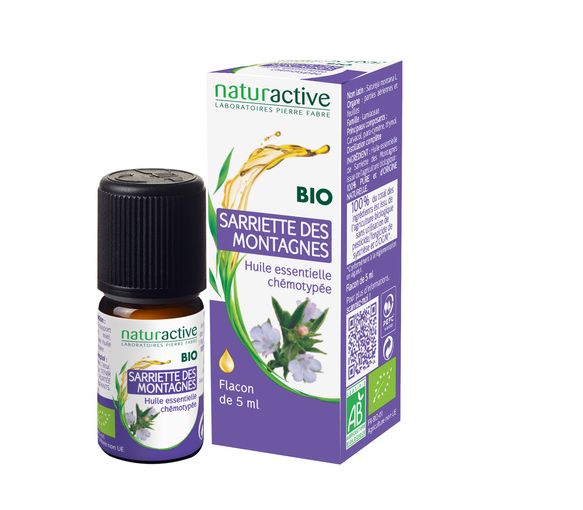 Huile essentielle de Sarriette des montagnes bio Naturactive - flacon de 5 ml