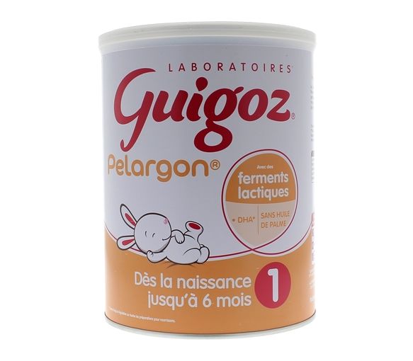 Pelargon Lait en poudre 1er âge 0 à 6 mois Guigoz - pot de 780g