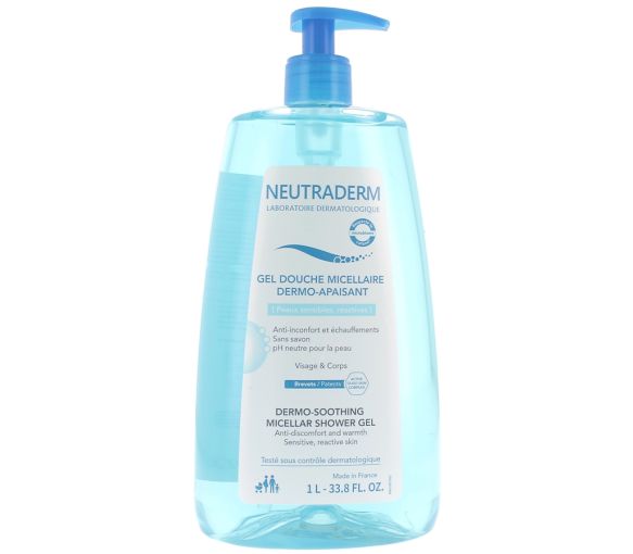 Gel douche micellaire dermo-protecteur Neutraderm - flacon de 1 litre