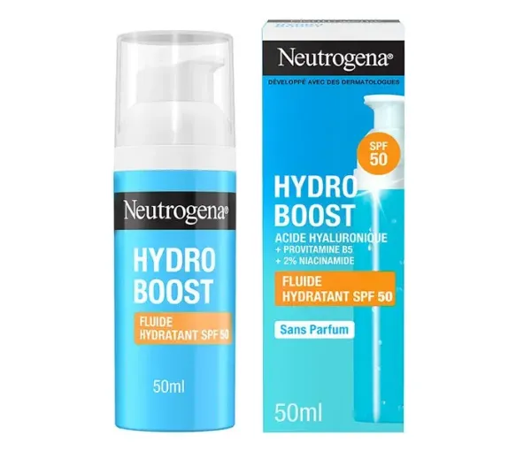 Hydro Boost fluide hydratant SPF50 Neutrogena - flacon-pompe de 50ml - image 1