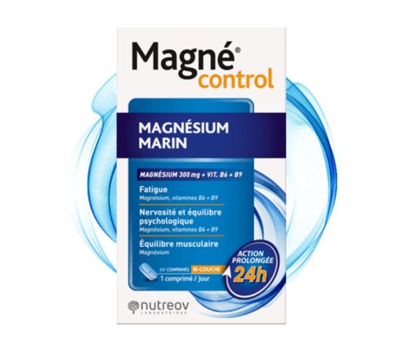 Magné Control magnésium marin Nutreov - boite de 60 comprimés