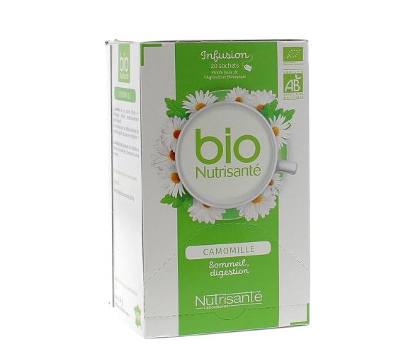Infusion bien-être Camomille bio Nutrisanté - 20 sachets
