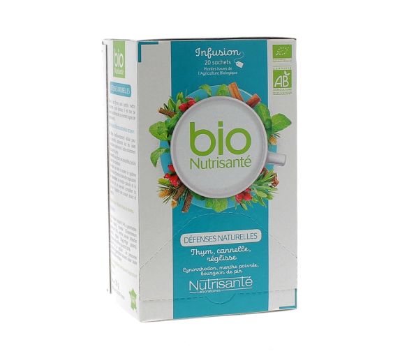 Infusion bien-être défenses naturelles BIO Nutrisanté - 20 sachets