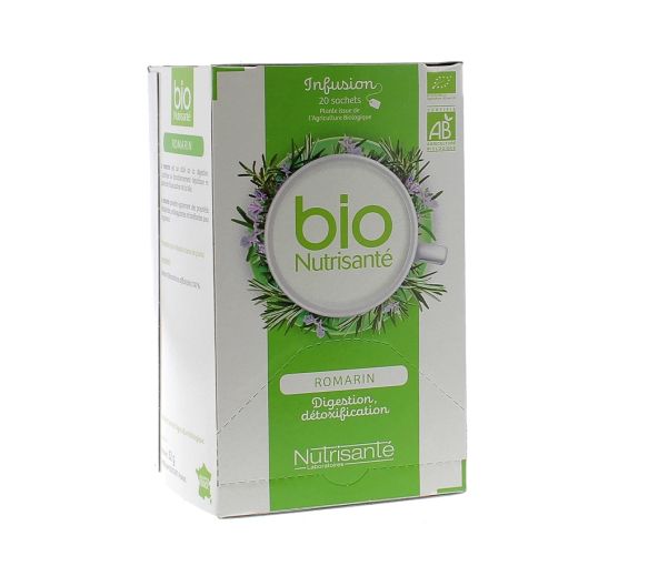 Infusion bien-être Romarin BIO Nutrisanté - 20 sachets