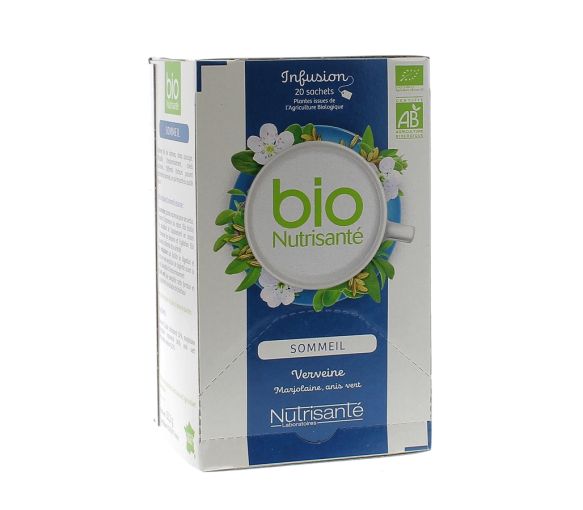 Infusion Sommeil verveine bio Nutrisanté - 20 sachets