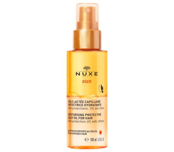 Huile lactée capillaire protectrice hydratante Nuxe sun - spray de 100 ml - image 1