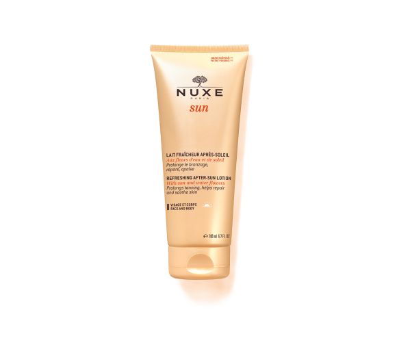 Lait fraîcheur après-soleil visage et corps Nuxe sun - tube de 200 ml - image 1
