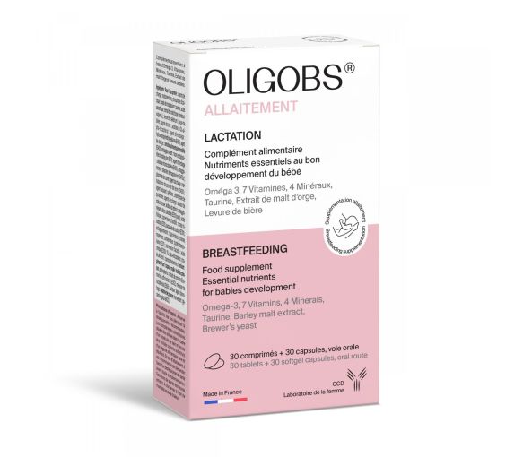 Oligobs Allaitement Laboratoire Ccd - Boite de 30 comprimés + 30 capsules - image 1