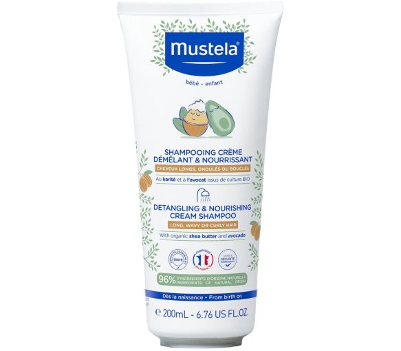 Shampooing crème démêlant & nourrissant Mustela - tube de 200ml - image 1