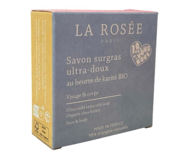Savon surgras ultra-doux La Rosée - pain de 100g - image 1