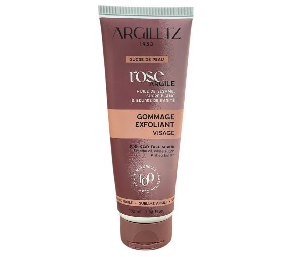 Coeur d'argile Sucre de peau Argile rose Argiletz - tube de 100 ml - image 1