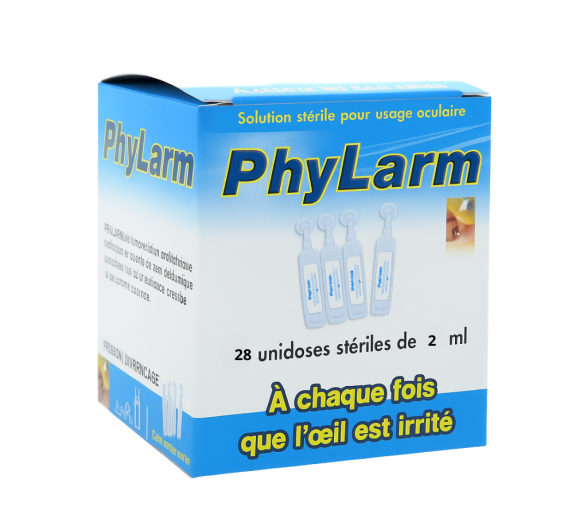 PhyLarm solution ophtalmique Lca Pharmaceutical  - 28 unidoses de 2ml