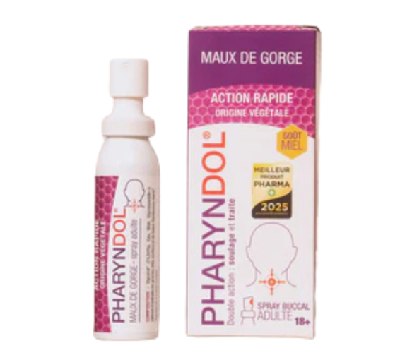Pharyndol maux de gorge adulte PediAct - spray de 30ml - image 1