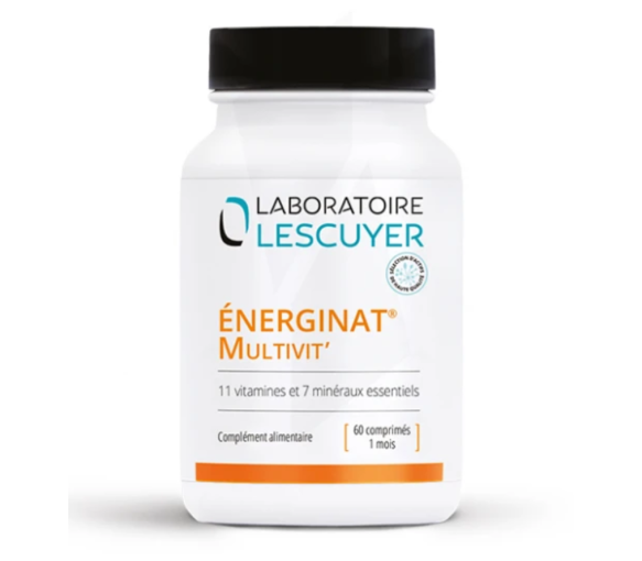 Énerginat multivit Lescuyer - pot de 60 comprimés