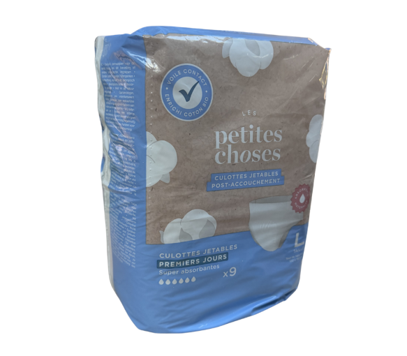 Culottes jetables post-accouchement taille L Les Petites Choses - sachet de 9 culottes