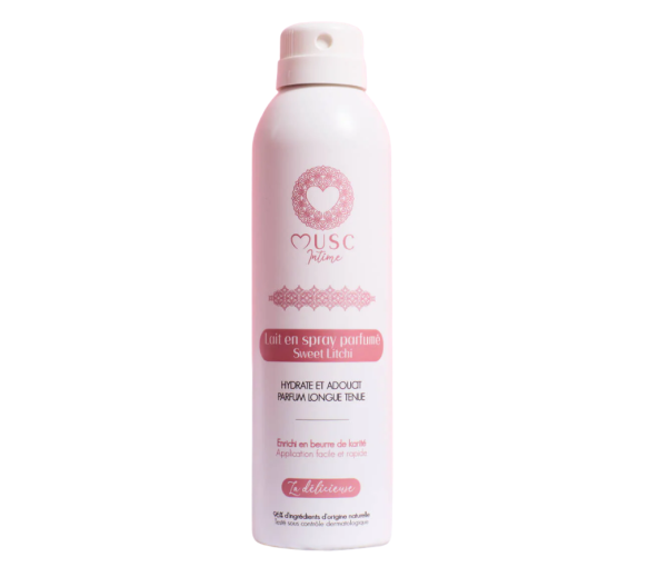 Lait en spray parfumé la délicieuse sweet litchi Musc Initme - spray de 200ml - image 1