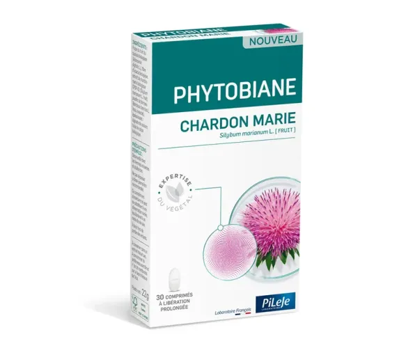 Phytobiane Chardon marie Pileje - boite de 30 comprimés