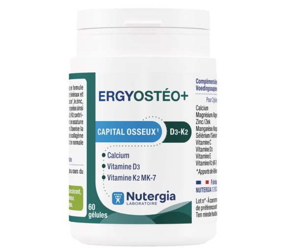Ergyostéo+ capital osseux Nutergia - pot de 60 gélules