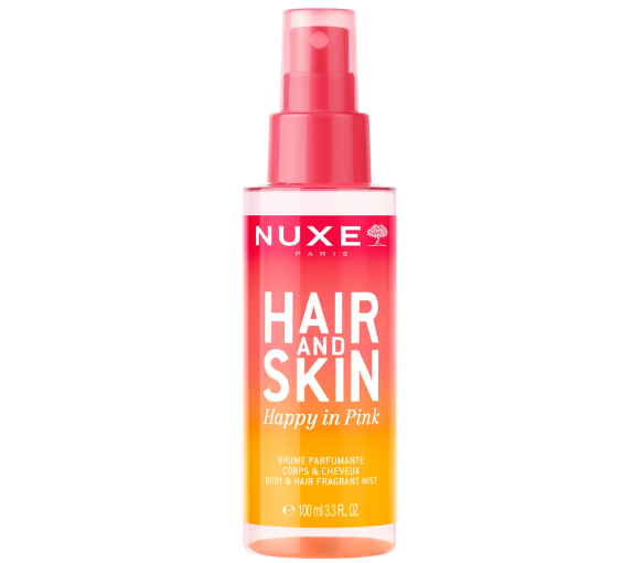 Brume parfumante hair & skin happy in pink Nuxe - flacon de 100ml