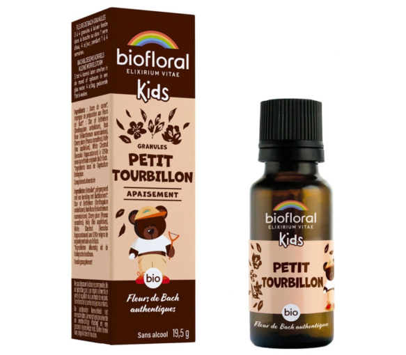 Petit tourbillon bio fleurs de bach granules Biofloral - flacon de 19,5g